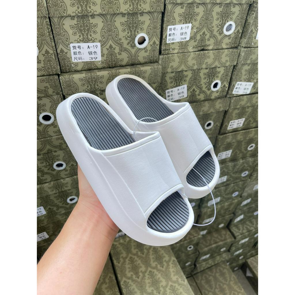 [Hàng Loại 2] Dép nữ Trắng Đen Siêu êm Phom Bé Tăng Size