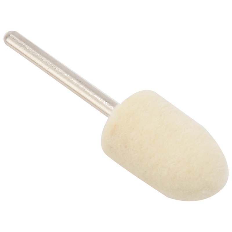 Bộ 20 đầu mài dũa đánh bóng len nỉ có trục gắn 1/8 inch cho máy mài đánh bóng trang sức đồng hồ