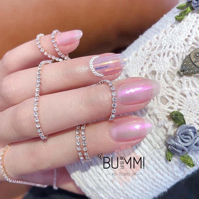 Set dây xích đá gắn móng dành cho các tiệm nail THIÊN DI NAIL