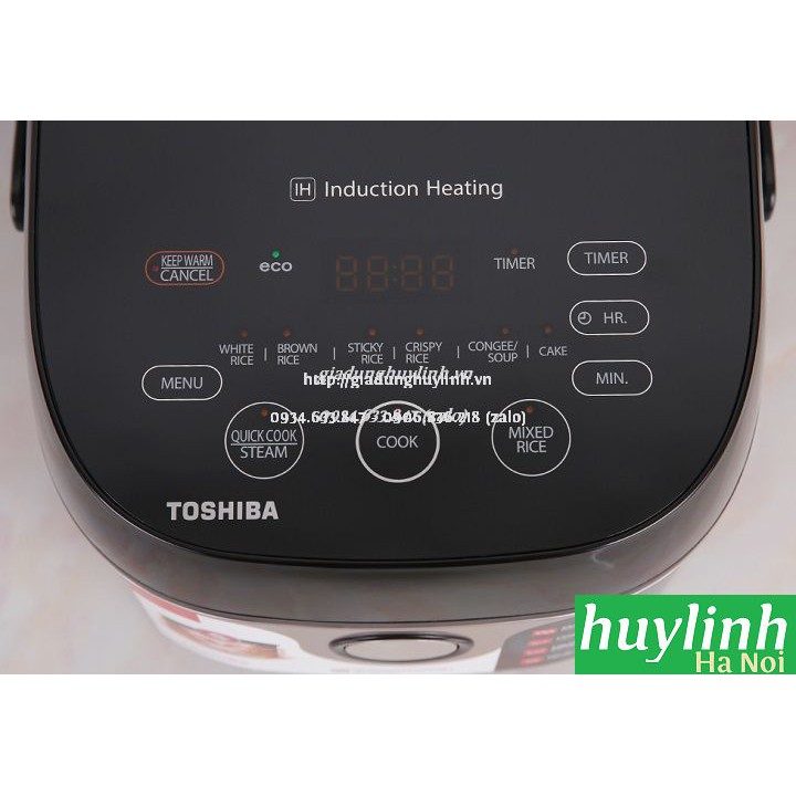 Nồi cơm điện tử cao tần Toshiba RC-18IX1PV - 1.8 lít | WebRaoVat - webraovat.net.vn