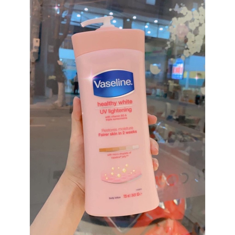 [HÀNG USA]Sữa dưỡng thể trắng da Vaseline UV Lightening 725ml