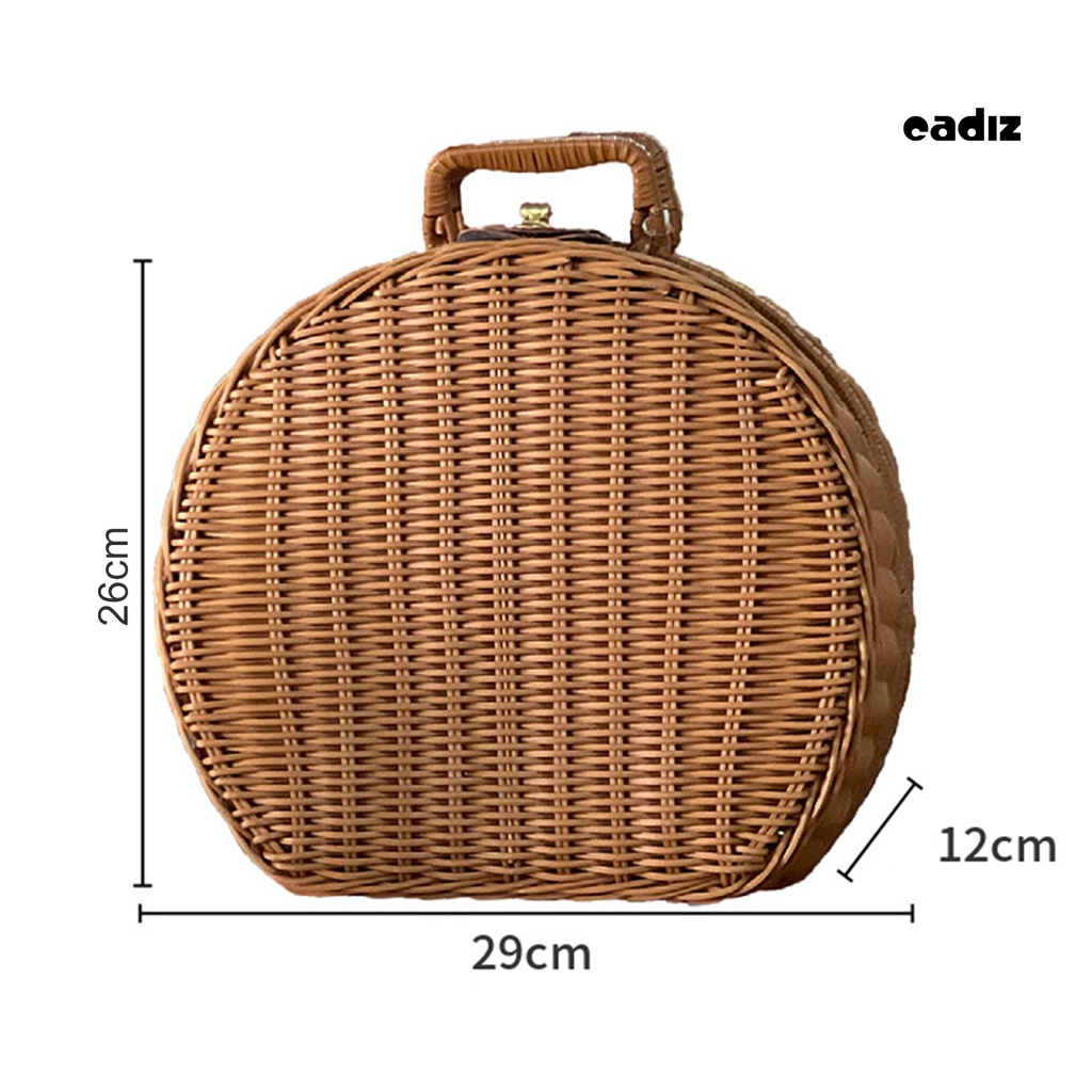 Hộp đựng đồ đan mây handmade sức chứa lớn chống mòn đa năng