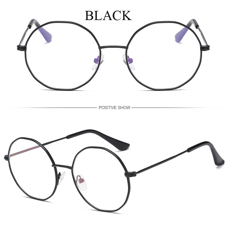 Kính Mắt Gọng Kim Loại Tròn Thời Trang Dành Cho Nam Và Nữ