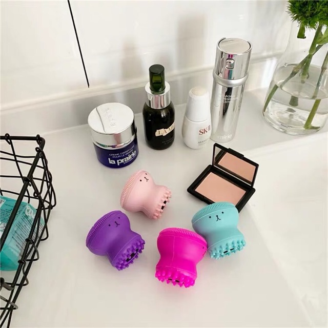 [RẺ VÔ ĐỊCH] Cọ bạch tuộc rửa mặt massage 2 đầu làm sạch sạch mụn cám, đầu đen, da mịn màng | BigBuy360 - bigbuy360.vn