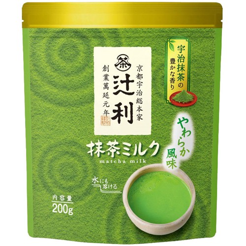 Bột trà xanh sữa Matcha Milk Tsujiri 200g - Nhật Bản