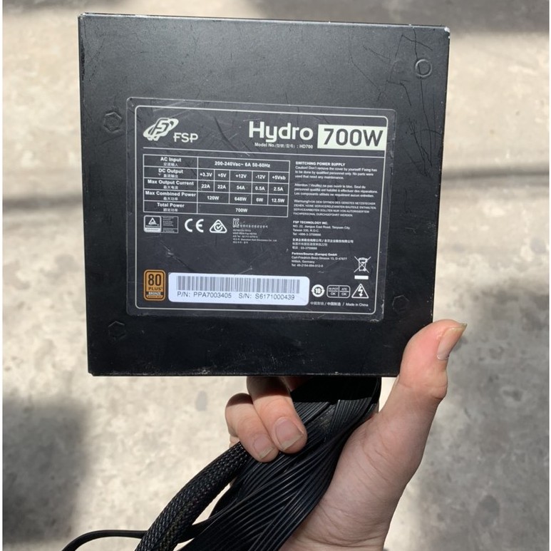 Nguồn 700w; 600w; 500w 80Plus