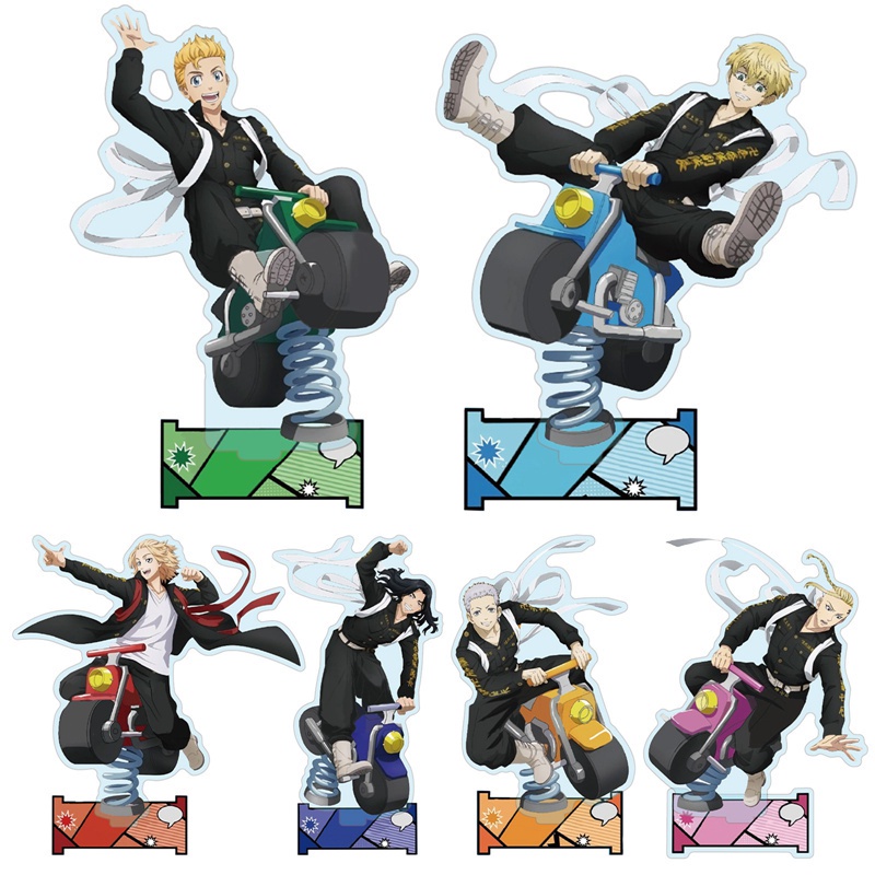 Mô hình nhân vật anime Tokyo Revengers bằng acrylic có giá đỡ để bàn trang trí