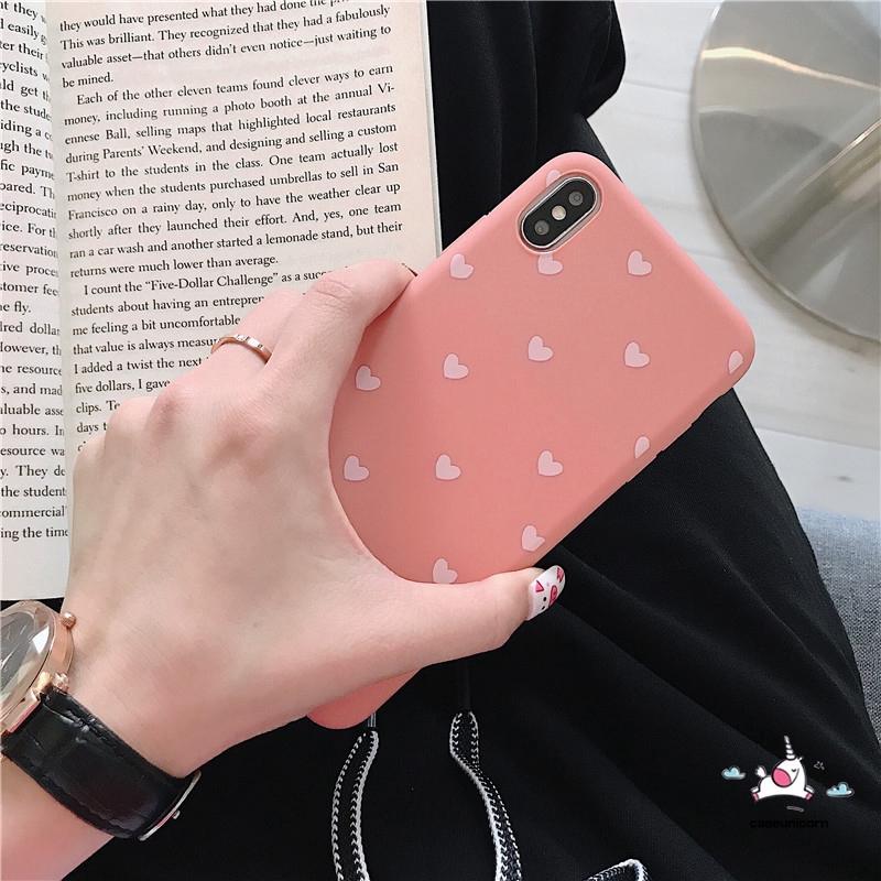 Ốp điện thoại bằng TPU silicon họa tiết trái tim màu kẹo cho iPhone 11 8 7 6 6s Plus X XR XS MAX 11Pro Max SE 2020 | BigBuy360 - bigbuy360.vn