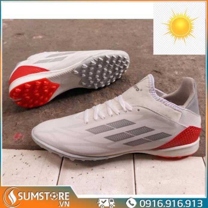 👳 Giày Đá Bóng Nam Nữ Winbro Xspeed 2022 Cao Cấp Màu Trắng - Giày Đá Banh Cổ Cao Đinh TF VIP 👳