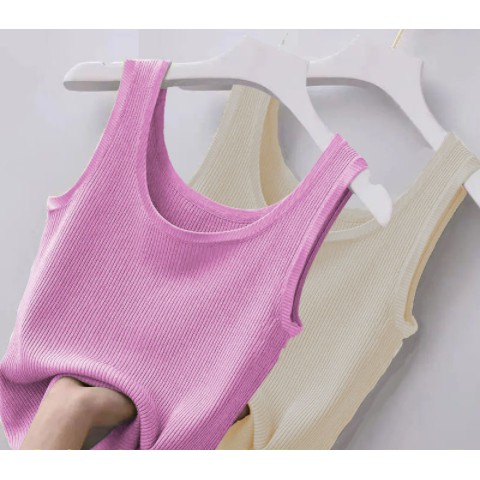 Áo Hai Dây Vải Lụa Lạnh Mỏng Dáng Ôm Cỡ Lớn Thời Trang Mùa Hè Cho Nữ | BigBuy360 - bigbuy360.vn