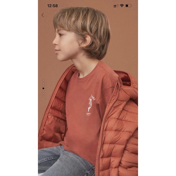 Aó khoác phao siêu nhẹ Mango bé trai Việt nam xuất khẩu dư xịn đét size 2-14 tuổi giao màu ngâu nhiên