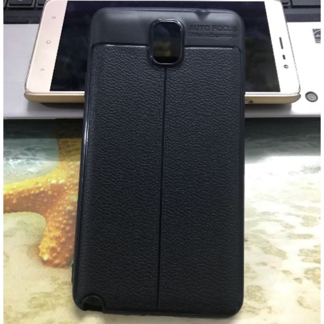 Ốp lưng samsung galaxy note 3 giả da chính hãng auto focus