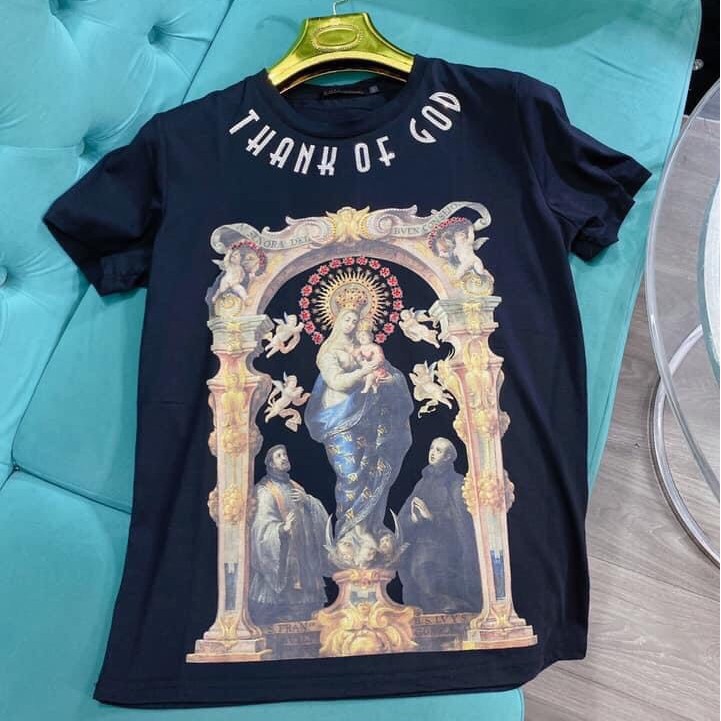 Áo Thun Unisex, Áo Phông Nam Nữ Hình 3D Đức Mẹ Chất Liệu Thun Cotton Thoáng Mát - AC99 - Shopmens | BigBuy360 - bigbuy360.vn