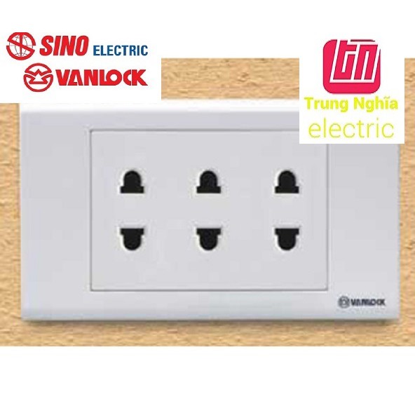 3 Ổ Cắm 2 Chấu SINO - 16A Dòng S18