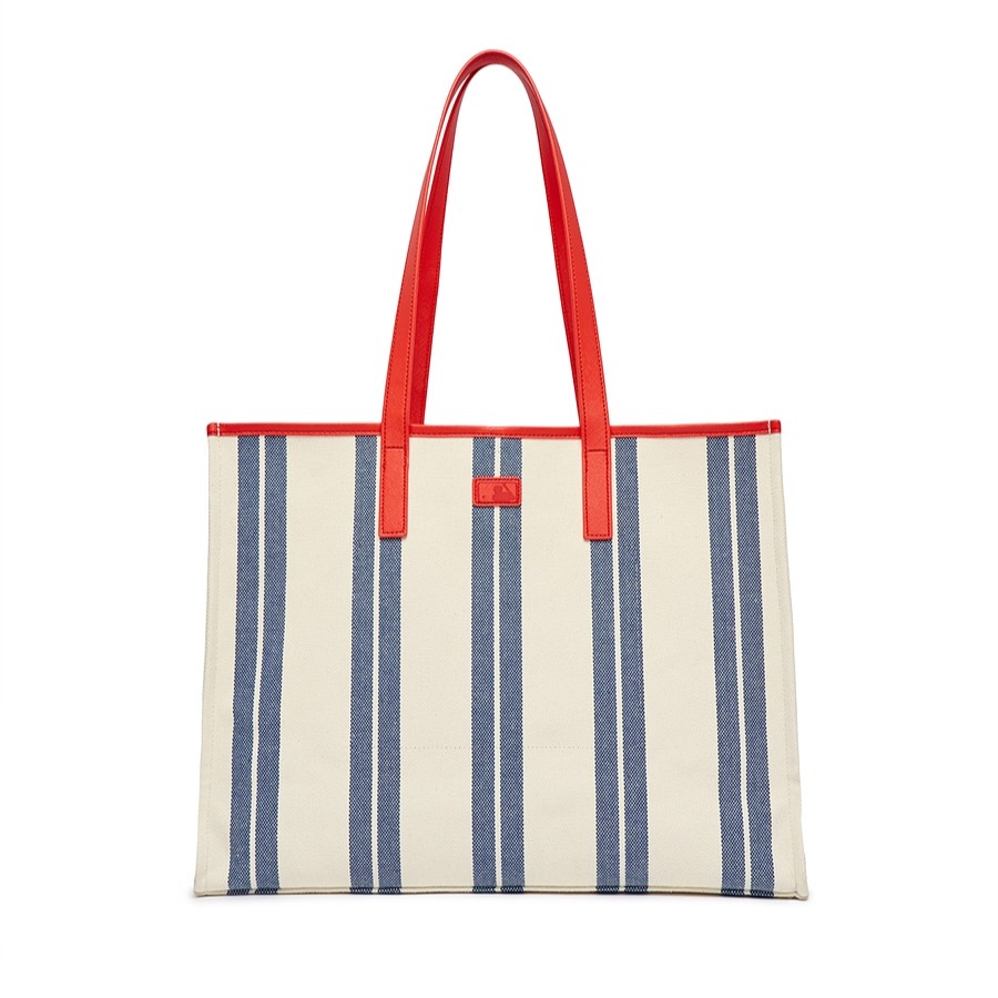 Túi Đeo Vai MLB Kẻ Sọc Ethnic Stripe Tote Bag