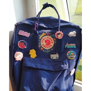 Balo Kanken Laptop 17inch Thêu Tay Hàng Sẵn Ship Hỏa Tốc