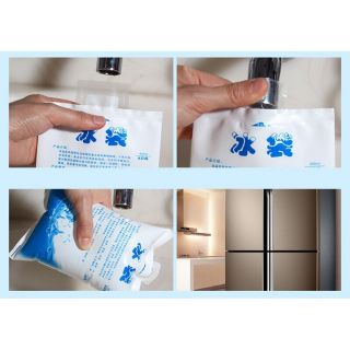 Set 4 Túi Đá Khô Giữ Lạnh Túi đá gel khô bảo quản thực phẩm an toàn