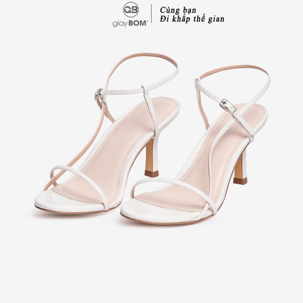 Giày Cao Gót Nữ giayBOM Quai Dây Gót Trụ Cao 5 cm GB00004 $$