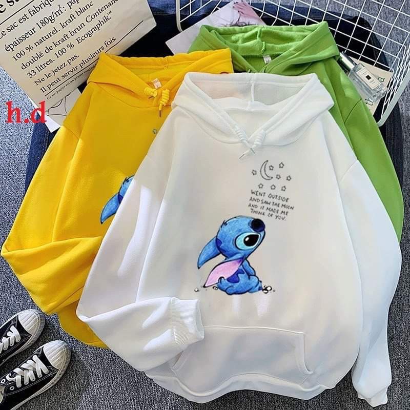Áo hoodie stick ngắm trăng sao HT11, Áo nỉ Unisex from rộng, Chất nỉ ấm mặc không xù, thiết kế phong cách - MODY