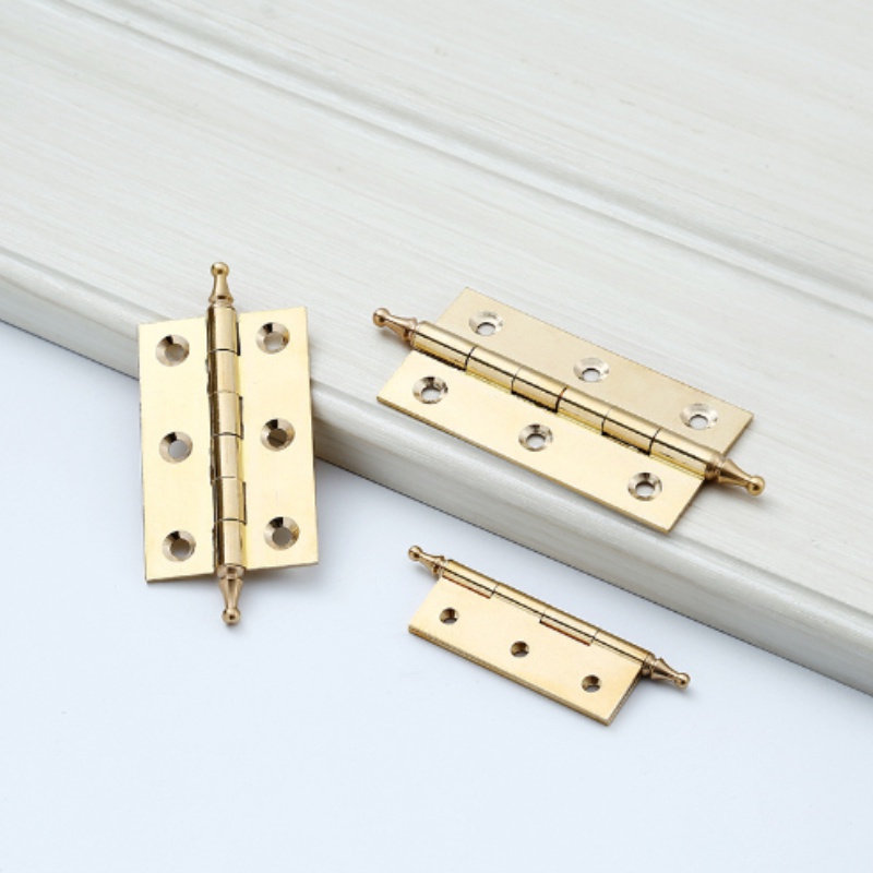 Bản Lề Cửa Tủ Bằng Đồng Thau Màu Vàng 2 &quot;/ 2.5&quot; / 3 &quot;