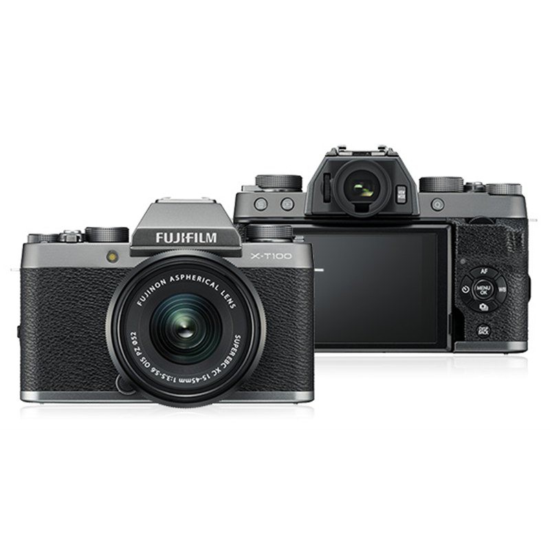 Máy ảnh Fujifilm X-T100 KIT XC 15-45mm F/3.5-5.6 OIS PZ - Bảo hàng 24 tháng