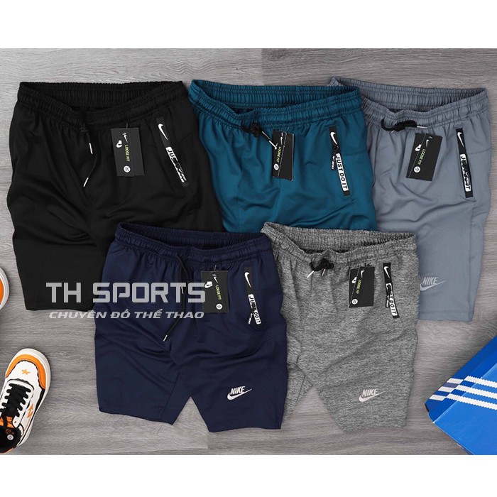 Quần Đùi Nam Thể Thao Cao Cấp Just Do It Chất Thun Cotton Thể Dục Thể Thao Tập Gym - TH Sports