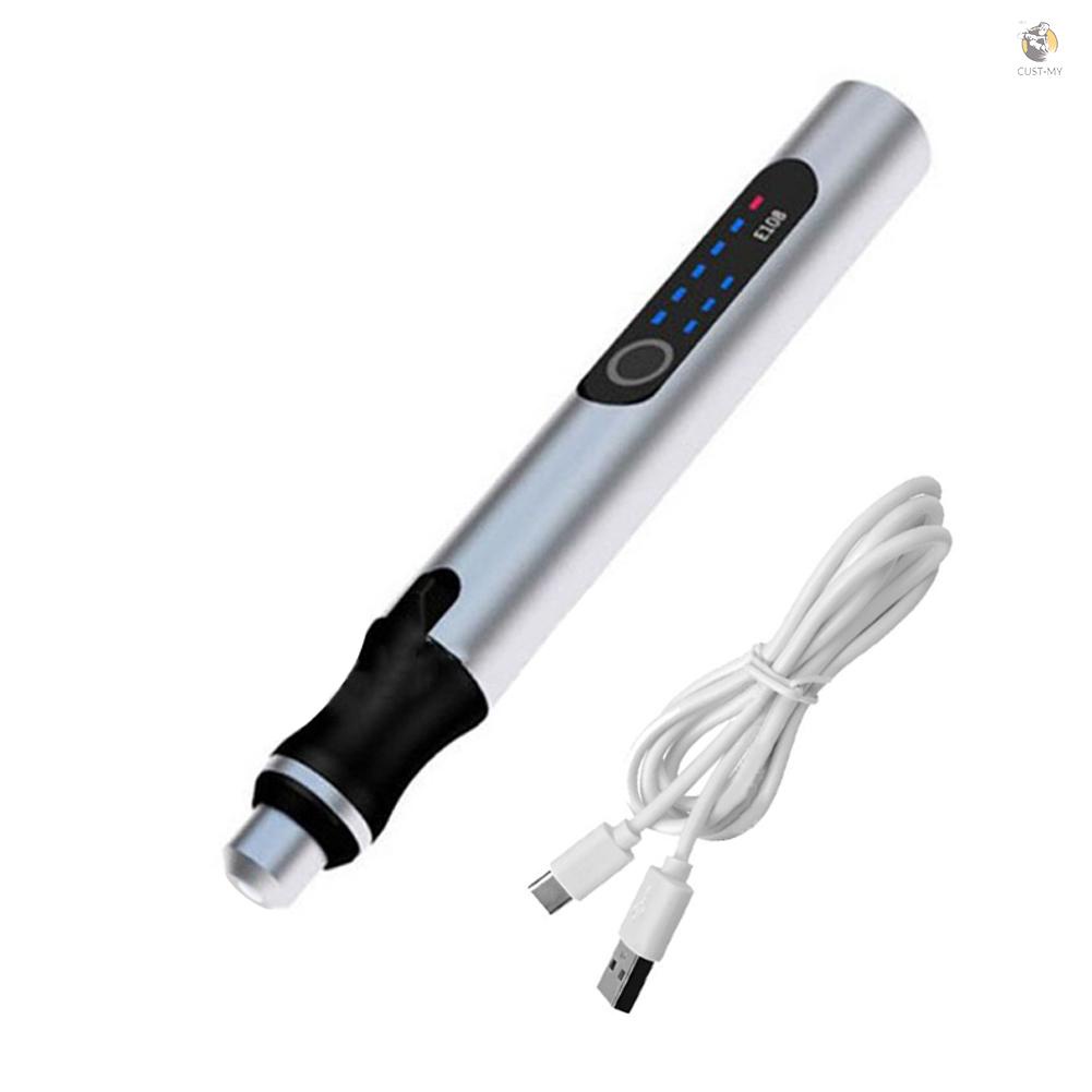 Bút Điêu Khắc Điện Tử Cầm Tay Có Đèn LED Hiển Thị Tốc Độ Nhỏ Gọn