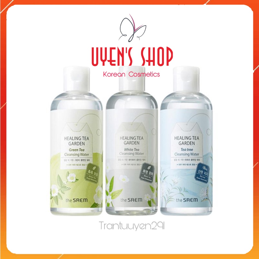 Nước tẩy trang The Saem Healing Tea Cleansing Water 300ml