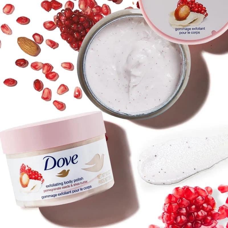 (BILL ÚC) Tẩy da chết body DOVE EXFOLIATING BODY POLISH 225ml