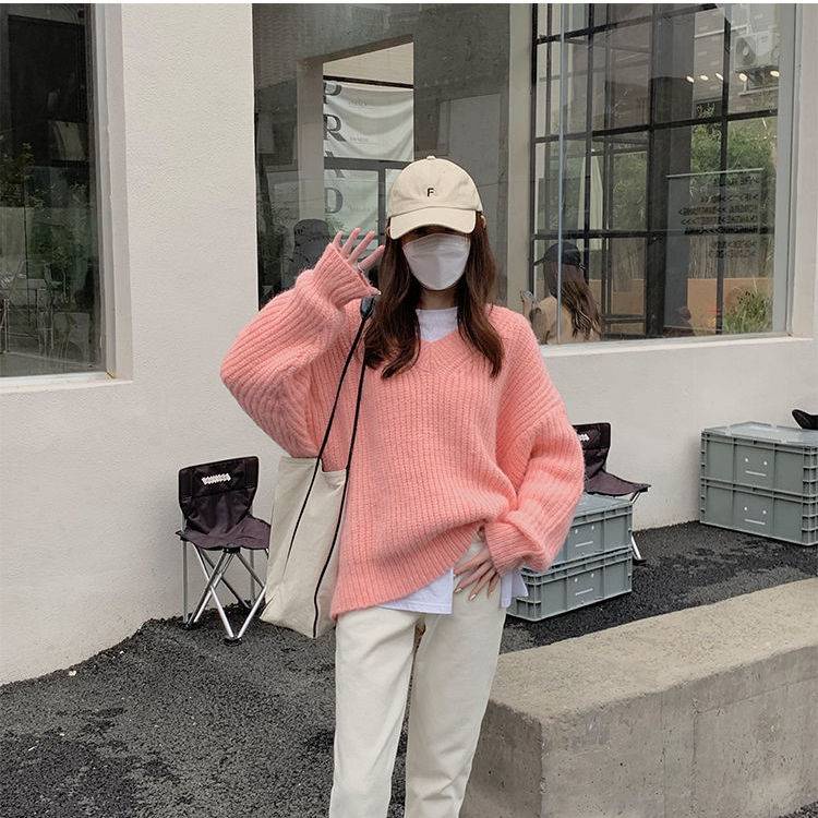 Áo Sweater Dáng Rộng Thiết Kế Mới Thời Trang Dành Cho Mùa Thu