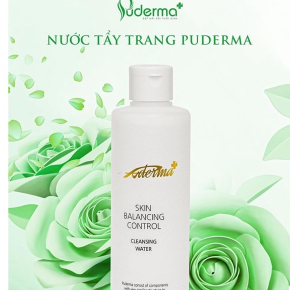 Tẩy trang Puderma Skin Balancing Control Cleansing Water , nước tẩy trang sạch sâu dưỡng ẩm da Puderma Hàn Quốc 250ml | BigBuy360 - bigbuy360.vn