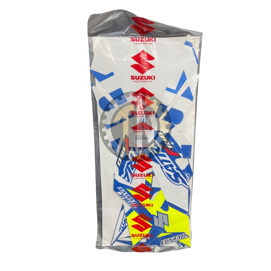 Tem Satria Fi Xanh GP 2020 chính hãng - Mã 68019-12KB0-YSF