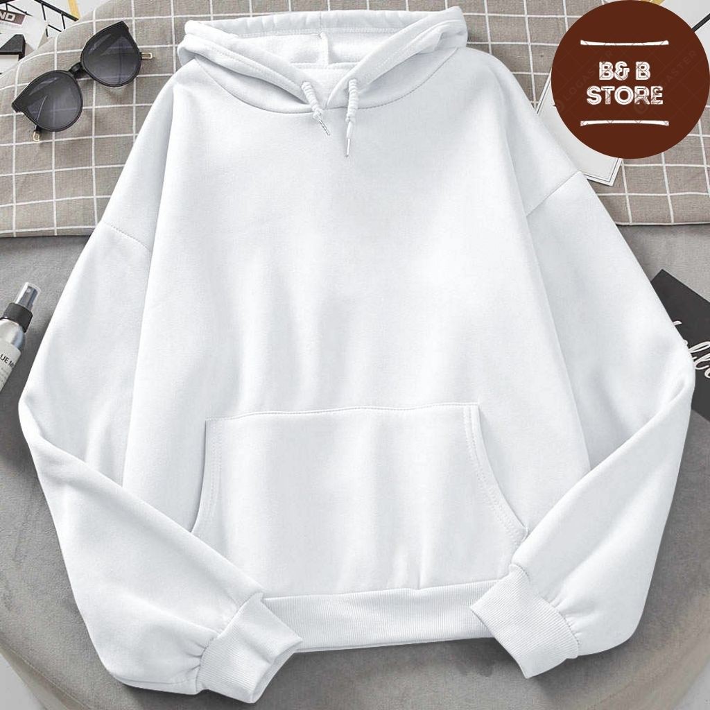 [ FREE_SHIP ] ÁO KHOÁC HOODIE NỈ UNISEX MÀU TRƠN CÓ NÓN ÁO KHOÁC NỈ FORM RỘNG NAM NỮ NHIỀU MÀU