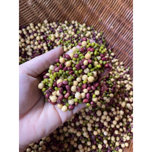 1kg bột đậu mix rang xay nhà làm