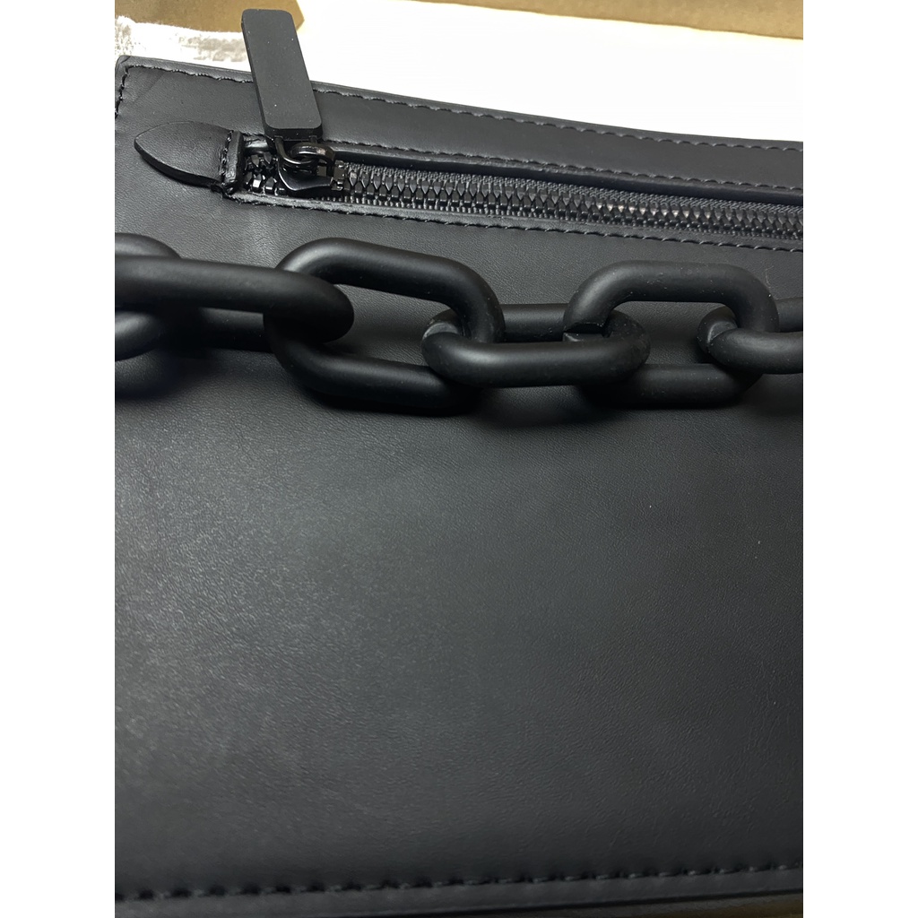 Túi Da Đeo Chéo, Dây Xích Kèm Túi Tròn Mini Crossbody Bag PLAYAZ