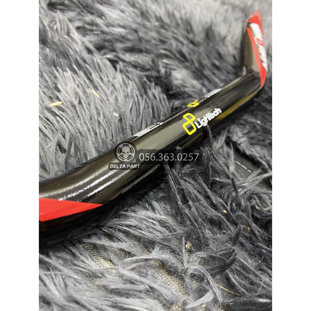 Ghi đông LIGHTECH 28mm Airbrush Cao Cấp tfx mt15 fz tnt msx gsx.... ty 28 ly moto nake bike