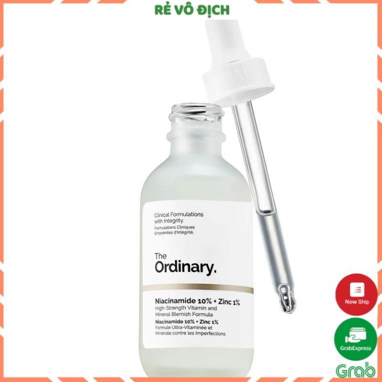 Serum The Ordinary Niacinamide 10% + Zinc 1% giảm mụn mờ thâm 30ml - PINK BEAUTY