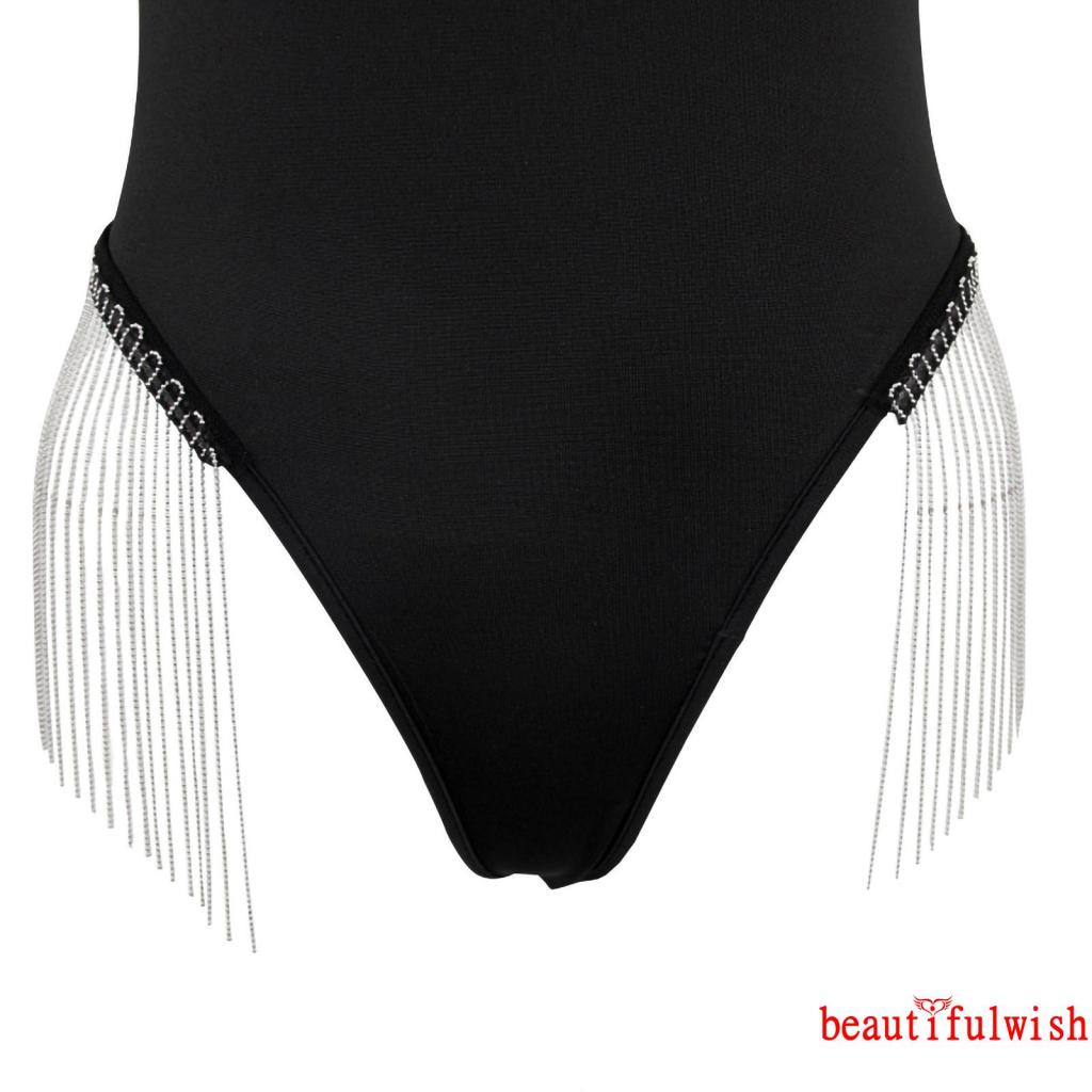 BEAUTIFULWISH-Women Sleeveless Bodysuit with Deep V Neck, Solid Color Skinny Fit High Waist Summer Clothing | BigBuy360 - bigbuy360.vn