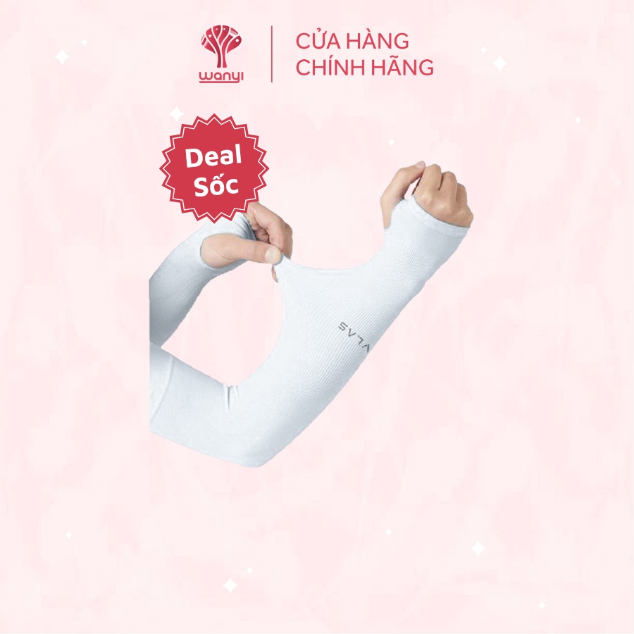 Găng Tay Tránh Nắng Hạn chế Tia UV Chât Liệu Thun Lạnh Co Dãn 4 Chiều