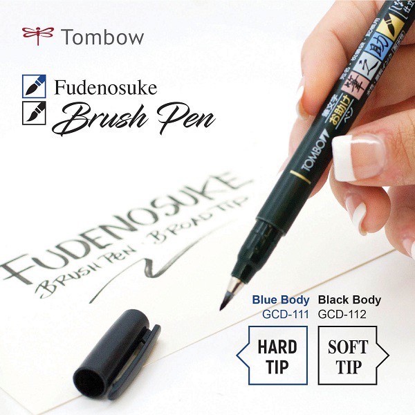 Bút viết thư pháp TOMBOW FUDENOSUKE Brush Lettering