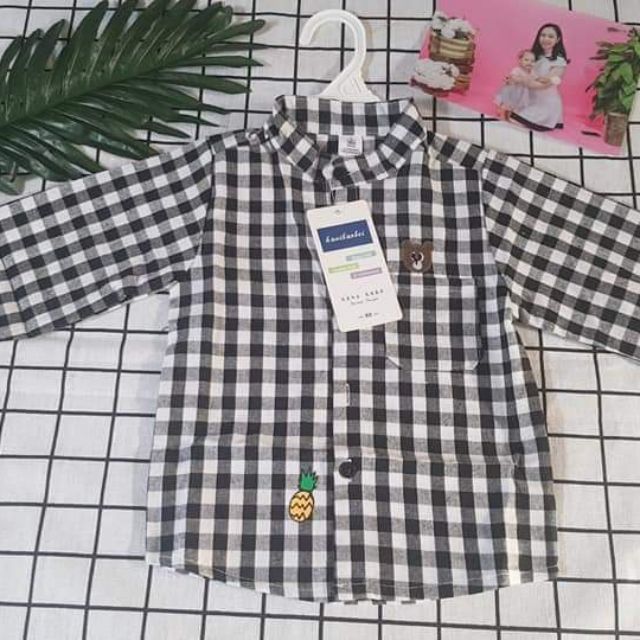 Áo sơ mi đen sz 100