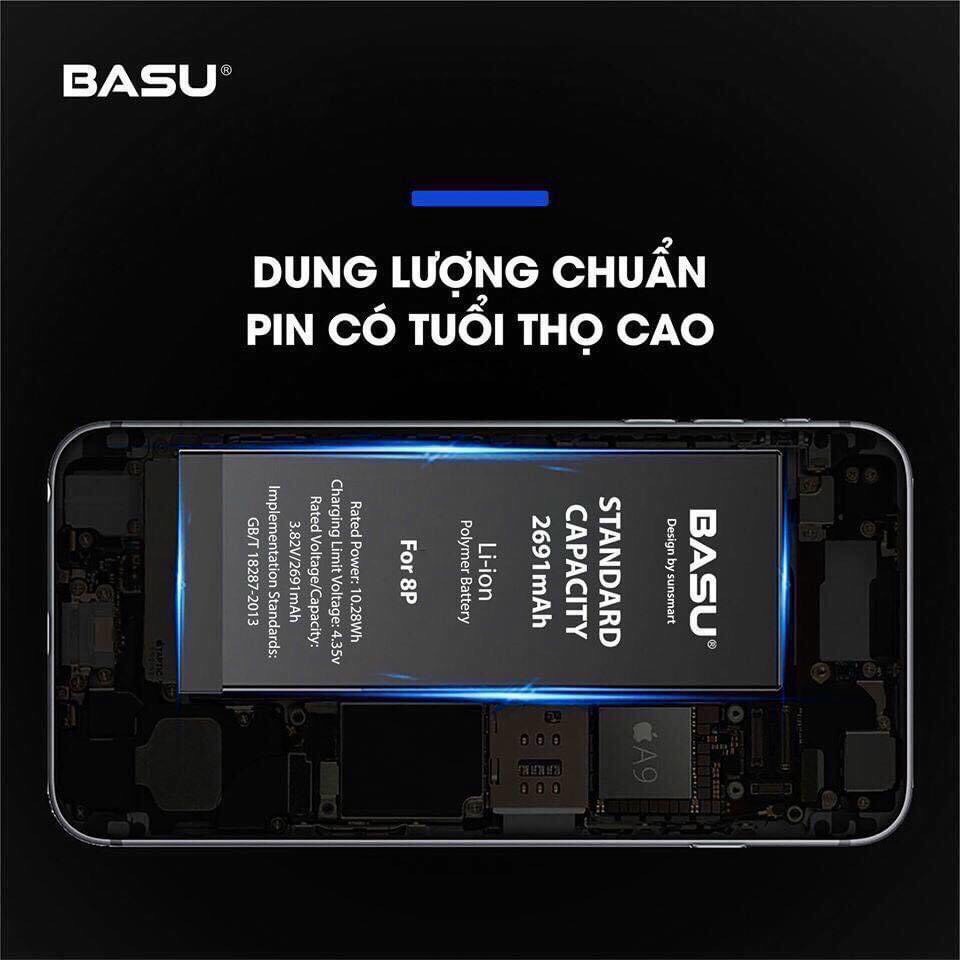 Pin iPhone BASU Chính Hãng tiêu chuẩn EU USA