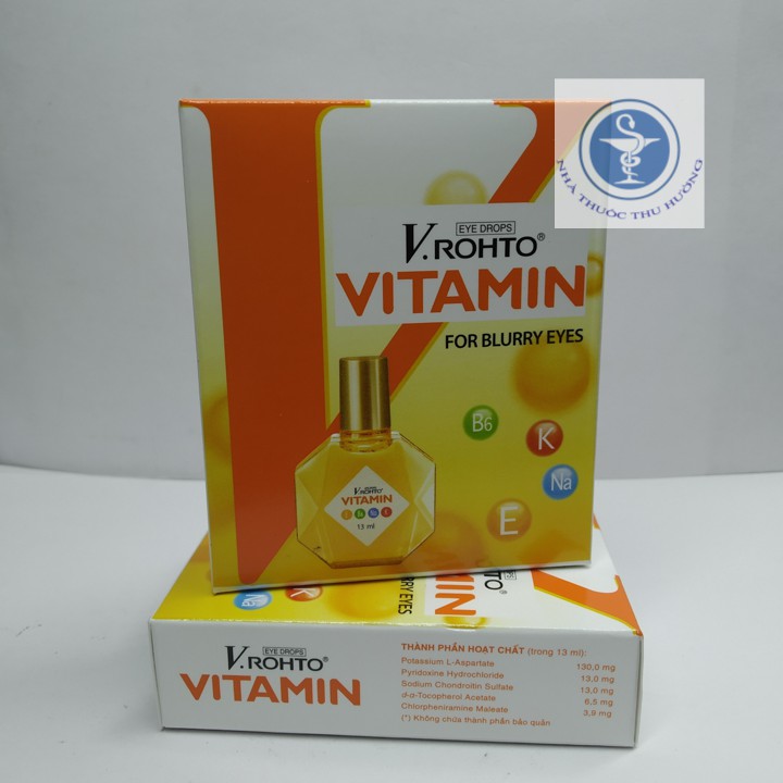 Nhỏ mắt V.Rohto Vitamin - Lọ 13ml