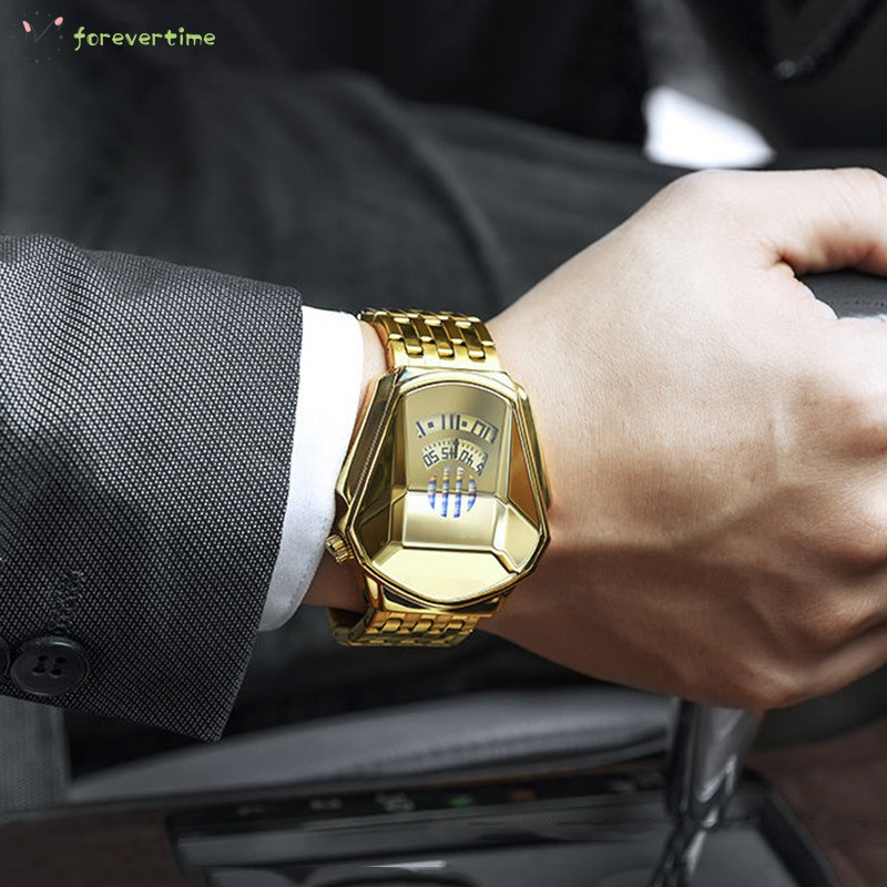 Đồng Hồ Quartz Đính Đá Kiểu Dáng Thời Trang