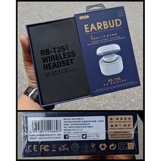 Tai nghe Bluetooth True Wireless Remax RB-T25