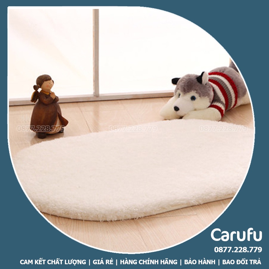 Thảm lau chân nhung chống trượt cao cấp giá rẻ cho phòng khách phòng ngủ nhà bếp size 40x60cm