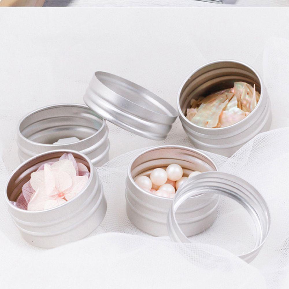 Hộp Nhôm Tròn Đựng Hạt Charm Trang Trí Móng Tay|Hộp Đựng Trang Sức Trong Suốt Có Nắp Đậy Tiện Lợi|Đĩa Đựng Thức Ăn Chất Lượng Cao