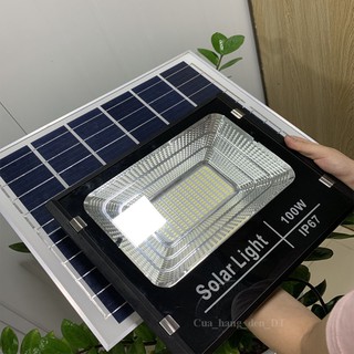 Đèn led pha năng lượng mặt trời 100w BABA , Đèn năng lượng mặt trời