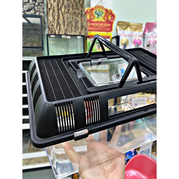 Tank mica nuôi pet tiện lợi