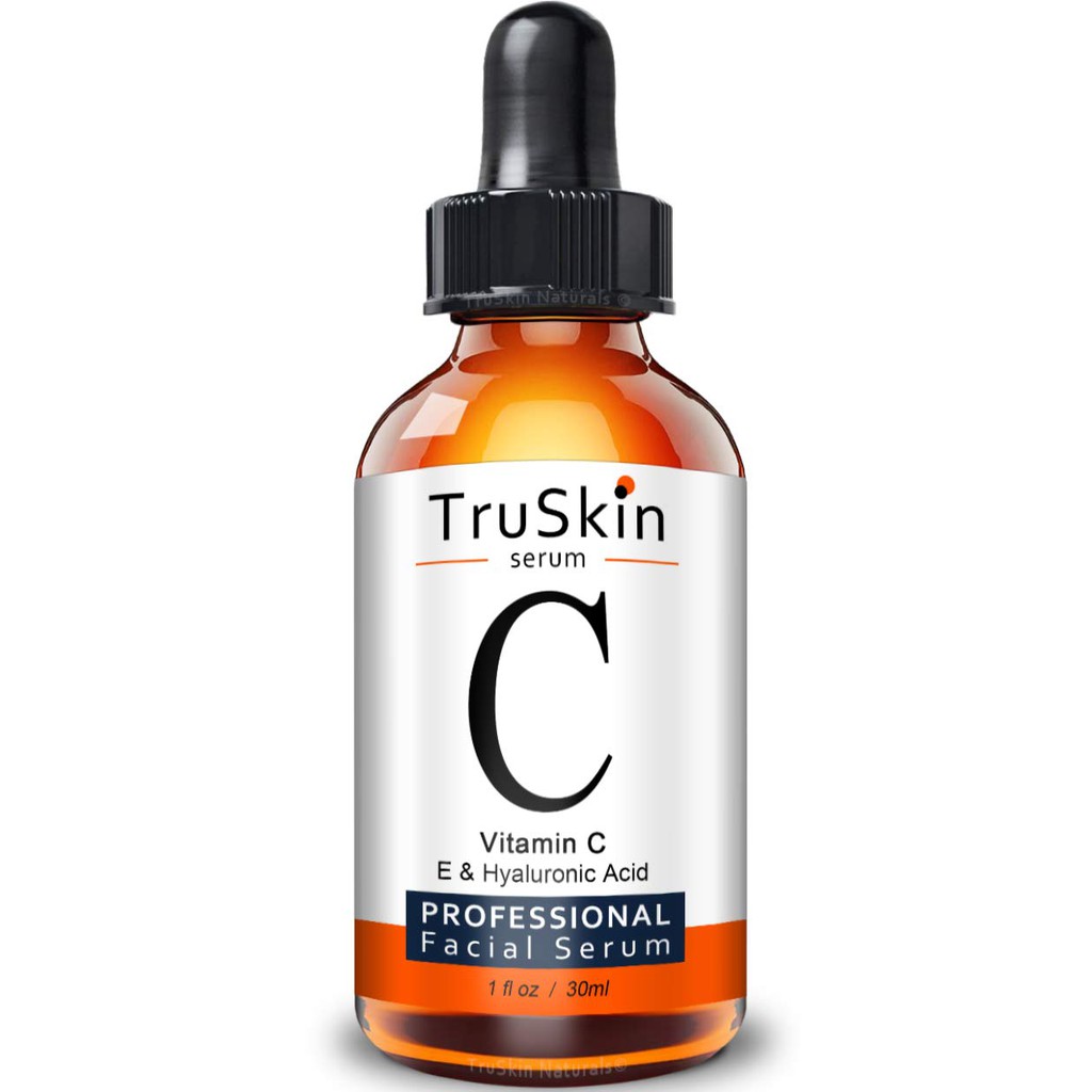 (b.e.s.t.seller, Made in the USA) Serum Truskin Vitamin C 20%, Làm sáng da, chống lão hoá-30ml